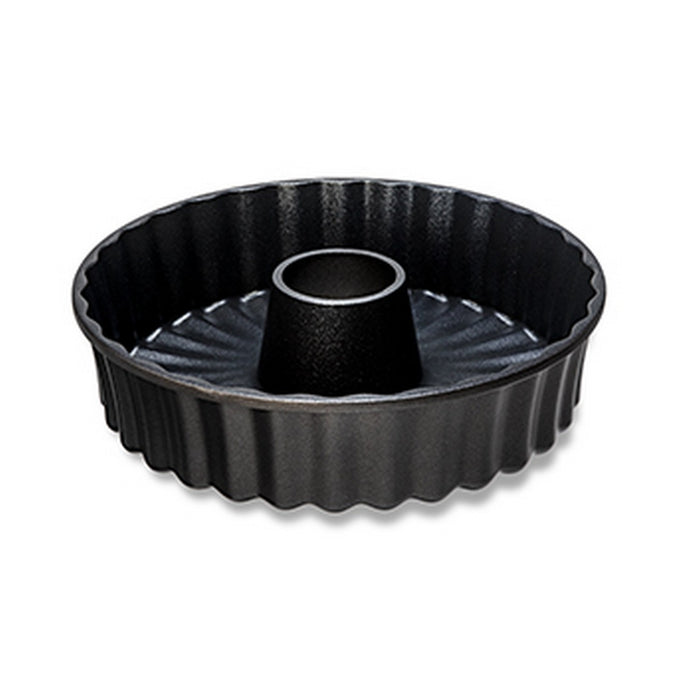 Tortiera Ciambella Royal D'Alu', Nero, Alluminio Pressofuso, 26x26x6 cm, Risoli'