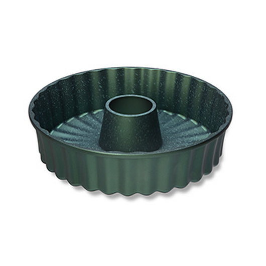 Tortiera Ciambella Royal D'Alu', Verde, Alluminio Pressofuso, 26x26x6 cm, Risoli'