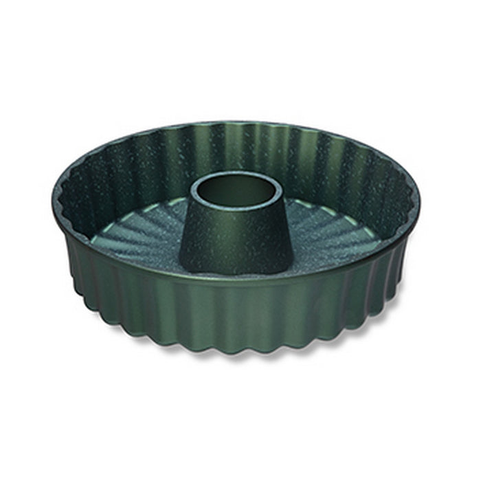 Tortiera Ciambella Royal D'Alu', Verde, Alluminio Pressofuso, 26x26x6 cm, Risoli'