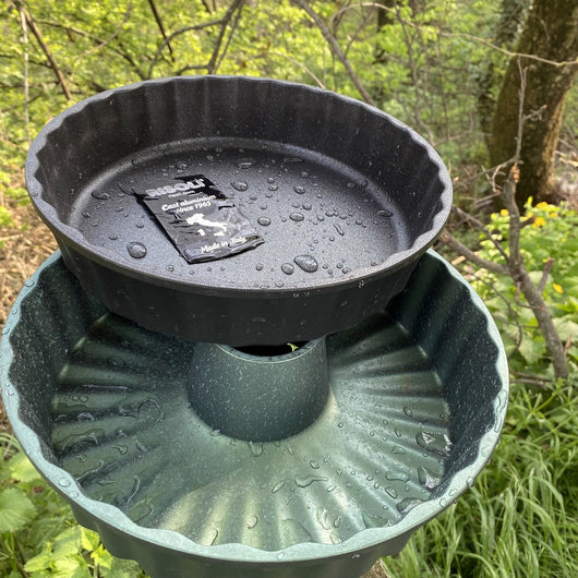 Tortiera Ciambella Royal D'Alu', Verde, Alluminio Pressofuso, 26x26x6 cm, Risoli'