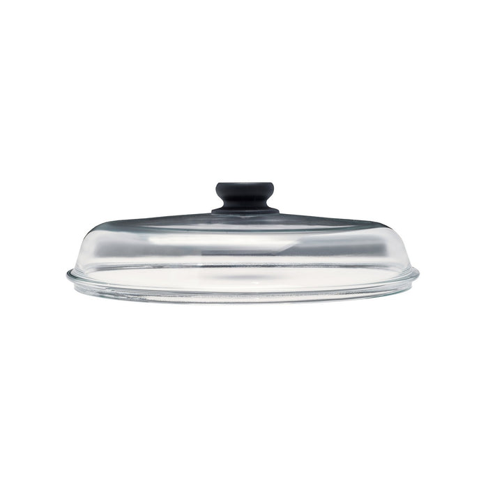 Coperchio Les Accessoires, Nero, Vetro Borosilicato, 36x36x3 cm, Risoli'