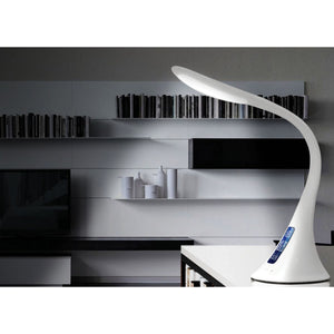 Lampada da Tavolo Smart Lilli, Bianco, Plastica, 16,1x17x68 cm, Majestic