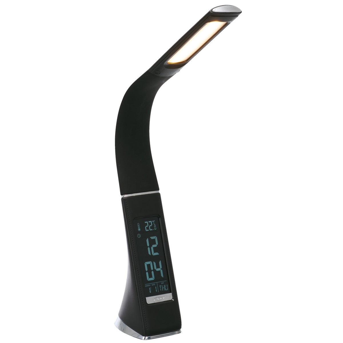 Lampada da Tavolo Smart Lilli, Nero, Plastica, 7,5x9,5x50 cm, Majestic