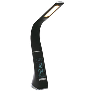 Lampada da Tavolo Smart Lilli, Nero, Plastica, 7,5x9,5x50 cm, Majestic