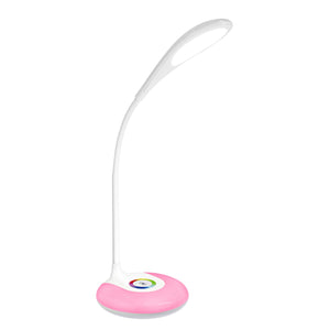Lampada da Tavolo Smart Lilli, Bianco, Plastica, 12,7x12,7x27,5 cm, Majestic