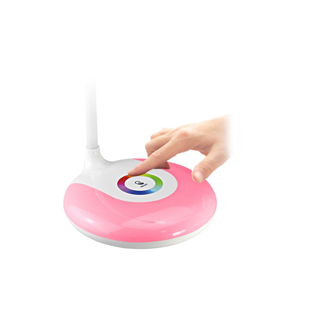 Lampada da Tavolo Smart Lilli, Bianco, Plastica, 12,7x12,7x27,5 cm, Majestic