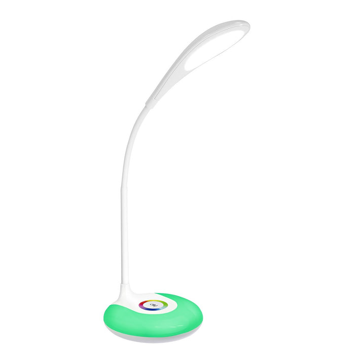 Lampada da Tavolo Smart Lilli, Bianco, Plastica, 12,7x12,7x27,5 cm, Majestic