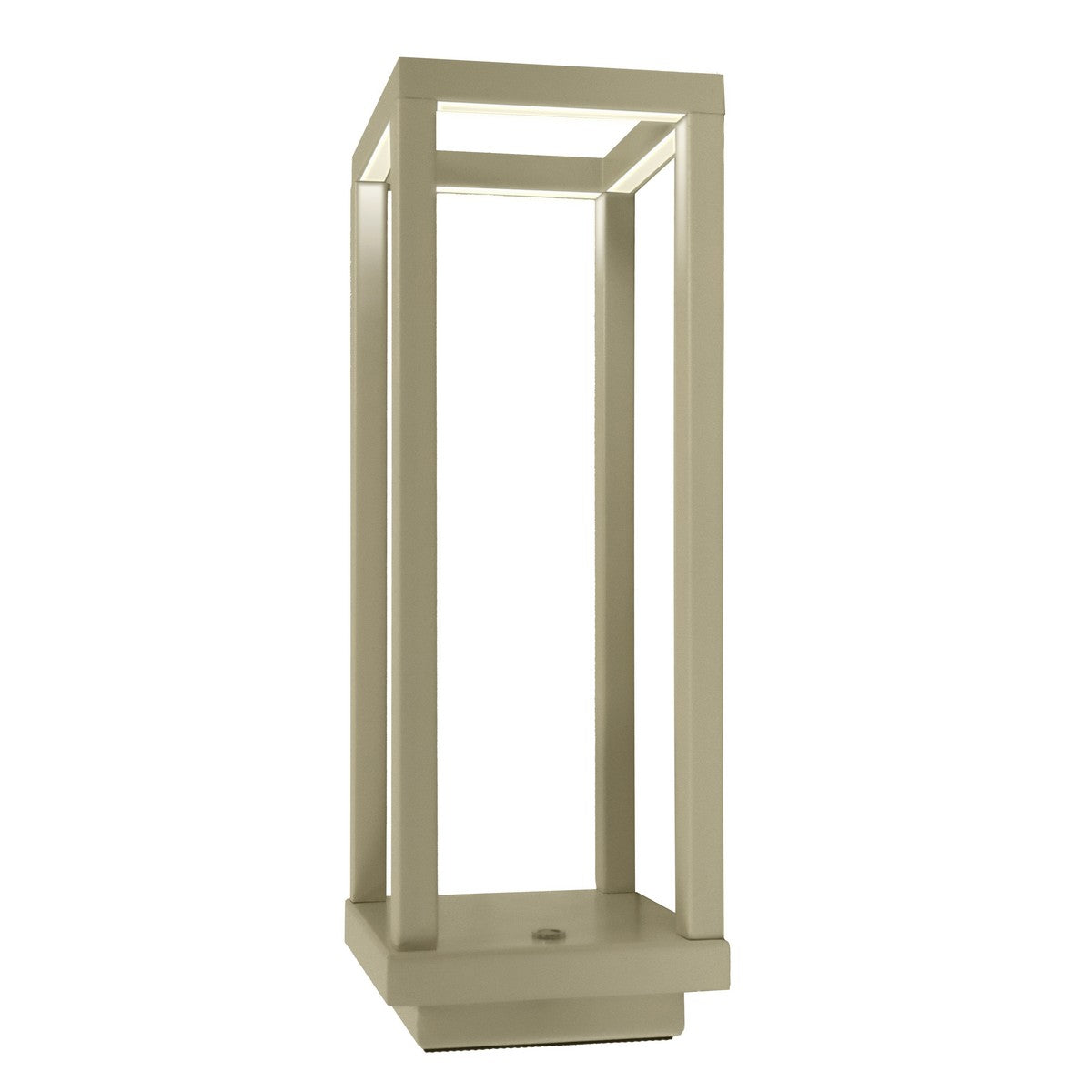 Lampada da Tavolo Ricaricabile Lea, Avorio, Plastica, 10x10x28,5 cm, Majestic