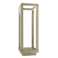 Lampada da Tavolo Ricaricabile Lea, Avorio, Plastica, 10x10x28,5 cm, Majestic