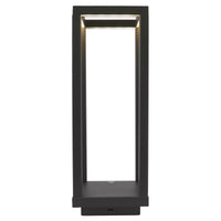 Lampada da Tavolo Ricaricabile Lea, Grigio, Plastica, 10x10x28,5 cm, Majestic