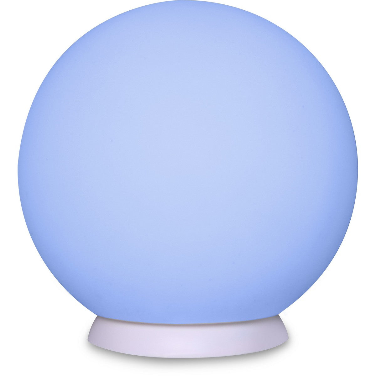 Lampada da Esterno Ricaricabile Lucilla, Bianco, Plastica, 25x25x25 cm, Majestic