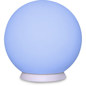 Lampada da Esterno Ricaricabile Lucilla, Bianco, Plastica, 25x25x25 cm, Majestic