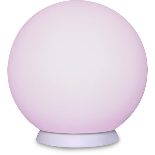 Lampada da Esterno Ricaricabile Lucilla, Bianco, Plastica, 35x35x35 cm, Majestic