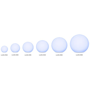 Lampada da Esterno Ricaricabile Lucilla, Bianco, Plastica, 50x50x50 cm, Majestic