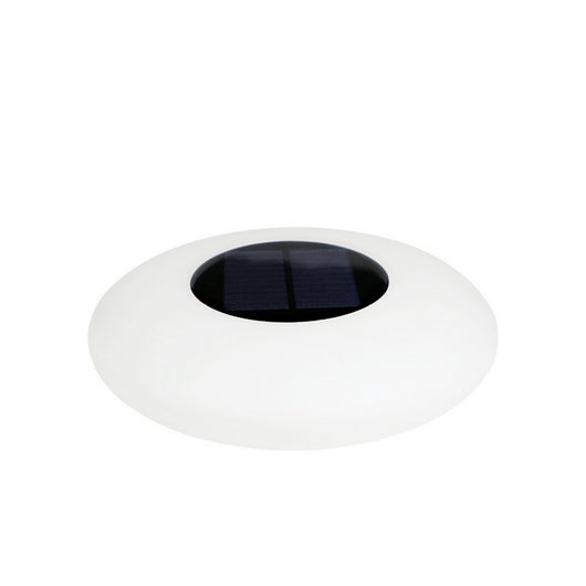 Lampada da Esterno Ricaricabile Lucilla, Bianco, Plastica, 25x7x25 cm, Majestic