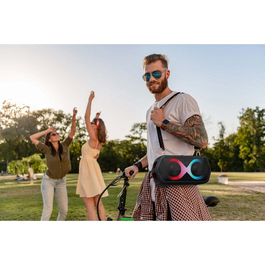 Cassa Wireless Fire 39, Nero, Plastica, 41x21x20,1 cm, Majestic