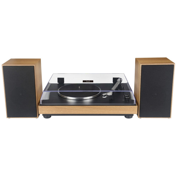 Giradischi Vintage, Marrone, Plastica, 42,2x33,6x12,5 cm, Majestic