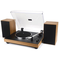 Giradischi Vintage, Marrone, Plastica, 42,2x33,6x12,5 cm, Majestic