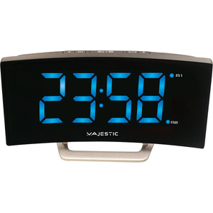 Sveglia Smart Morning, Nero, Plastica, 4x8,7x17,1 cm, Majestic