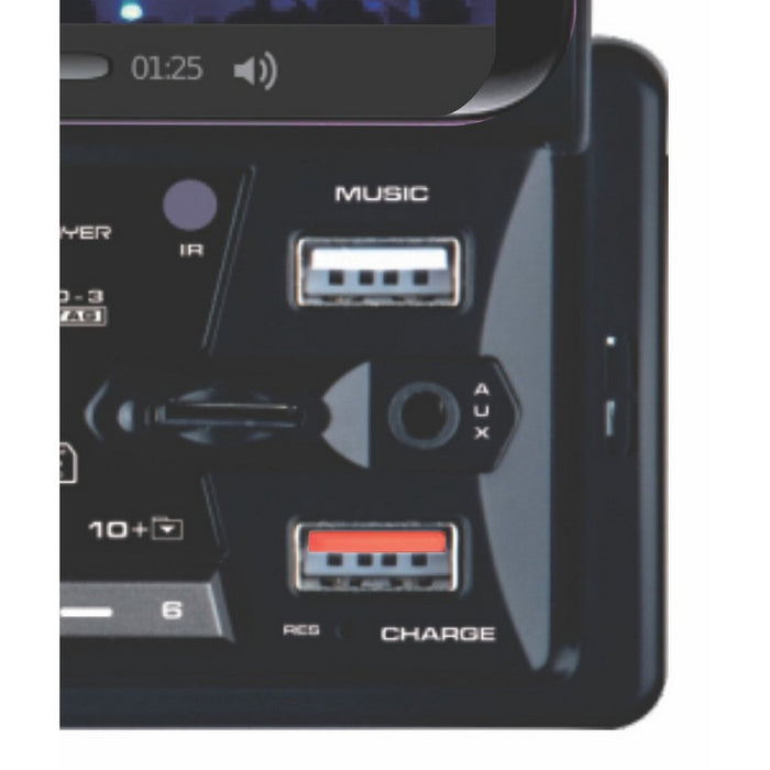 Radio Auto Smart Pro, Nero, Plastica, 20x20x6 cm, Majestic