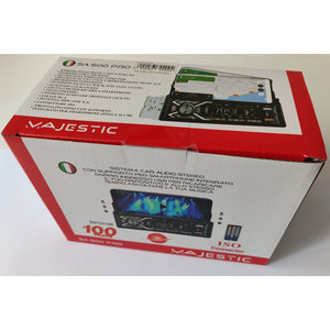Radio Auto Smart Pro, Nero, Plastica, 20x20x6 cm, Majestic