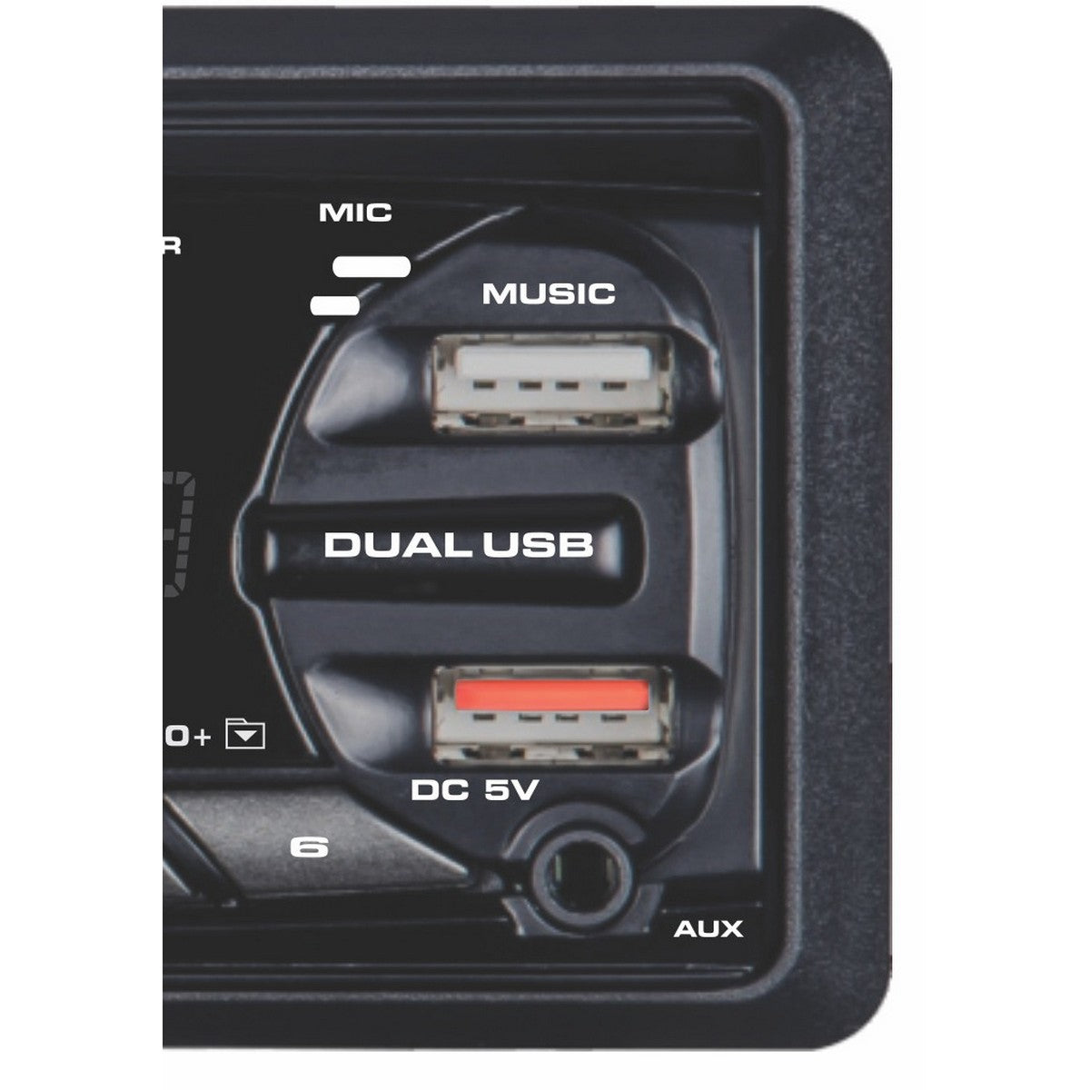 Radio Auto Smart Dab, Nero, Plastica, 20x20x6 cm, Majestic