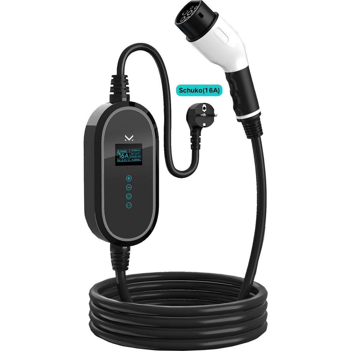 Stazione Ricarica Veicoli Hybron, Bianco, Plastica, 26x12x6 cm, Majestic