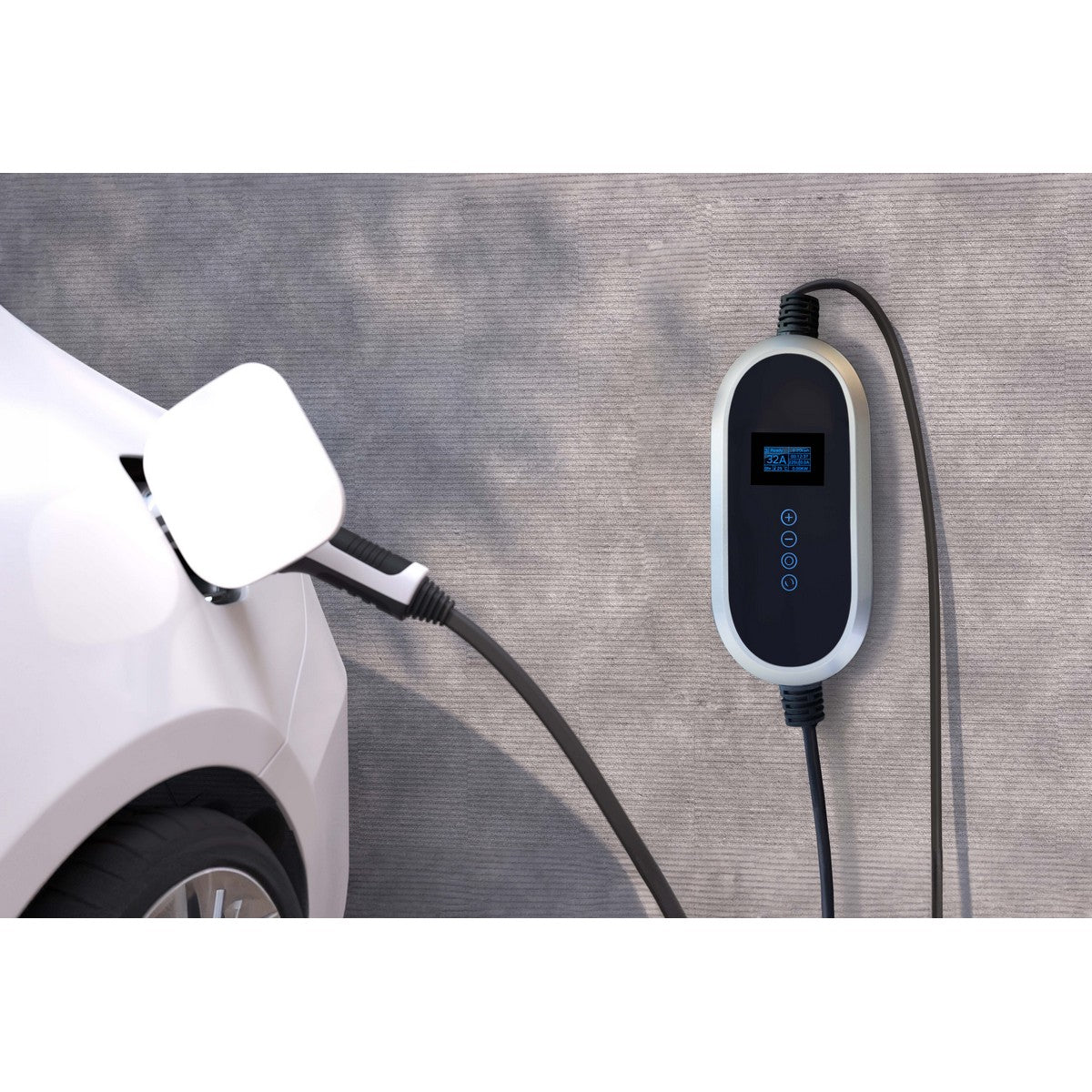 Stazione Ricarica Veicoli Hybron Pro, Bianco, Plastica, 26x12x6 cm, Majestic