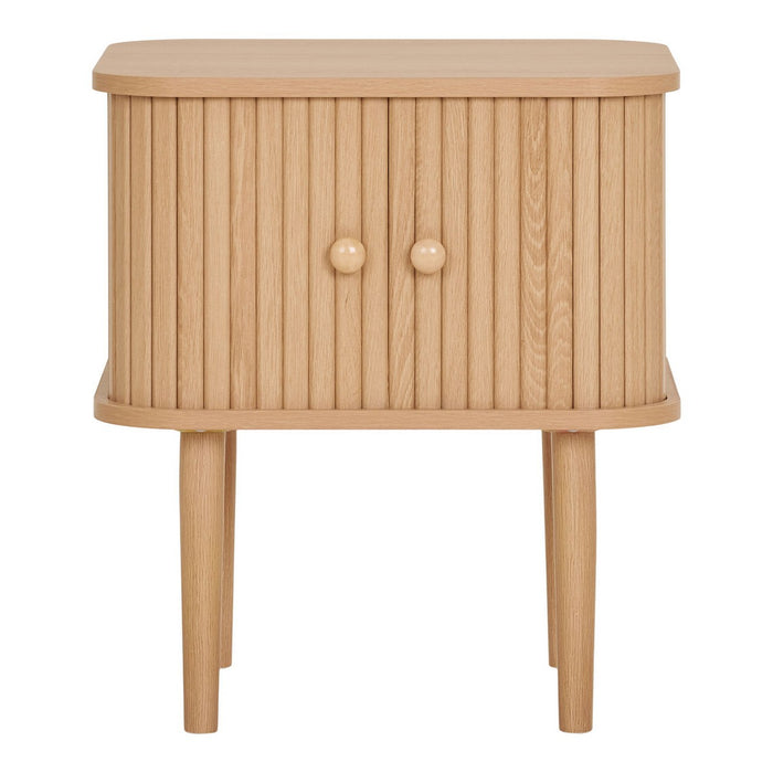 Comodino Nikko, Marrone, MDF, 40x45x50,5 cm, Seven Design