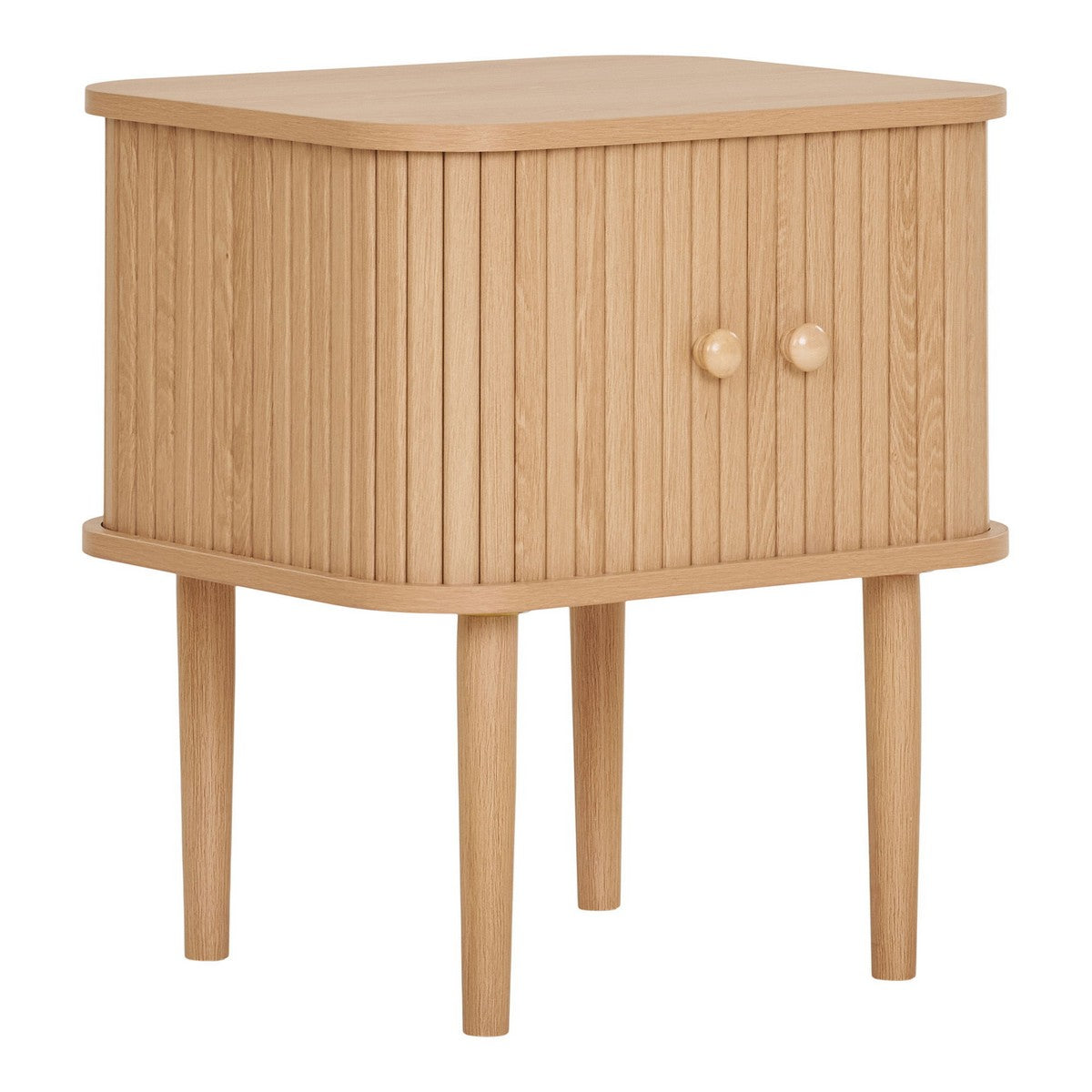Comodino Nikko, Marrone, MDF, 40x45x50,5 cm, Seven Design