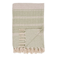 Plaid Manisa, Beige, Cotone, 130x180x0,5 cm, Seven Design