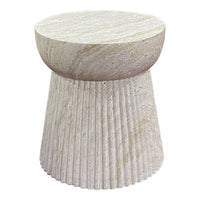 Tavolino Bonn, Beige, Truciolare, 37x37x43 cm, Seven Design