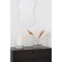 Vaso Decorativo Johan, Trasparente, Vetro, 9x20x19,5 cm, Seven Design