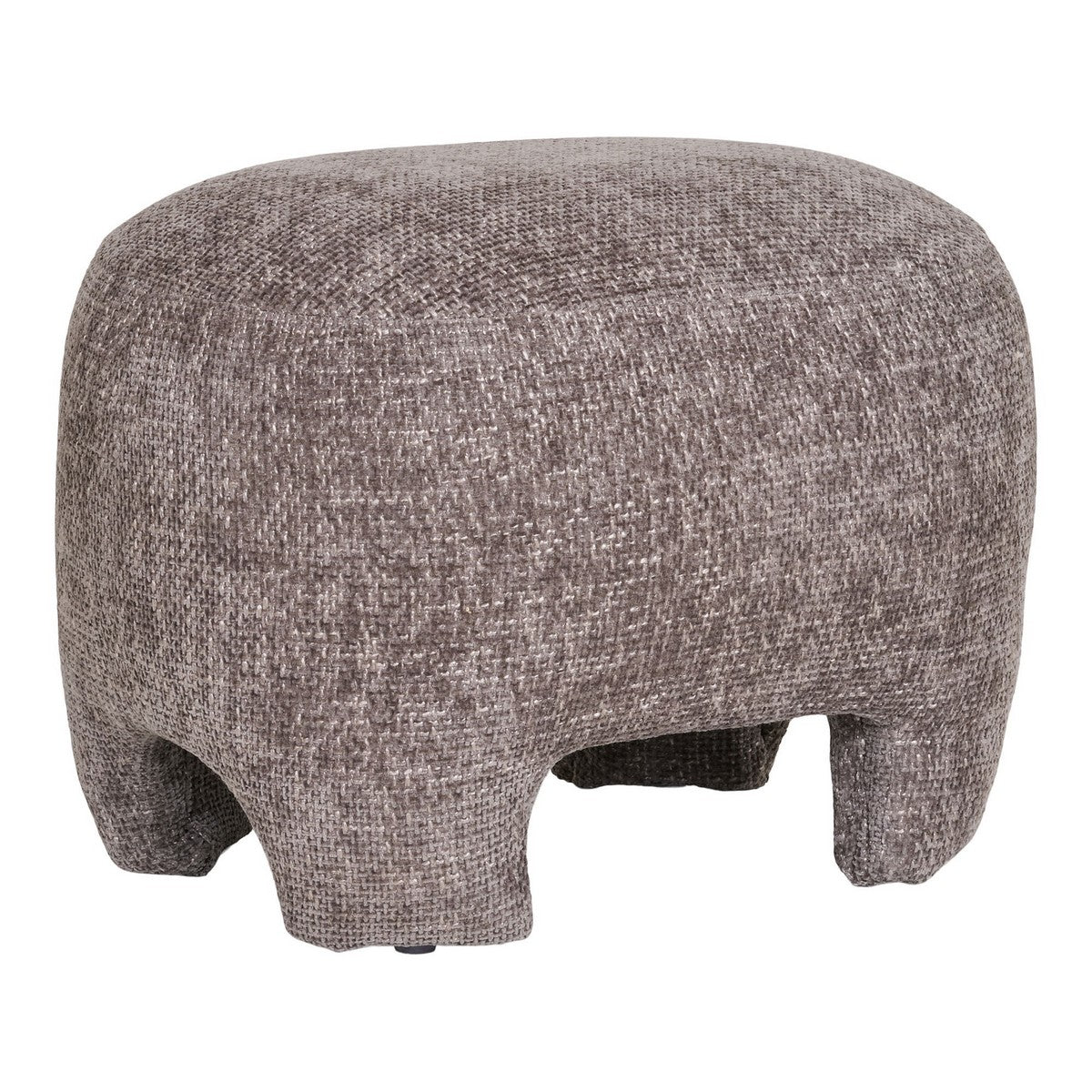 Pouf Nazare, Beige, Poliestere, 41x53x38 cm, Seven Design