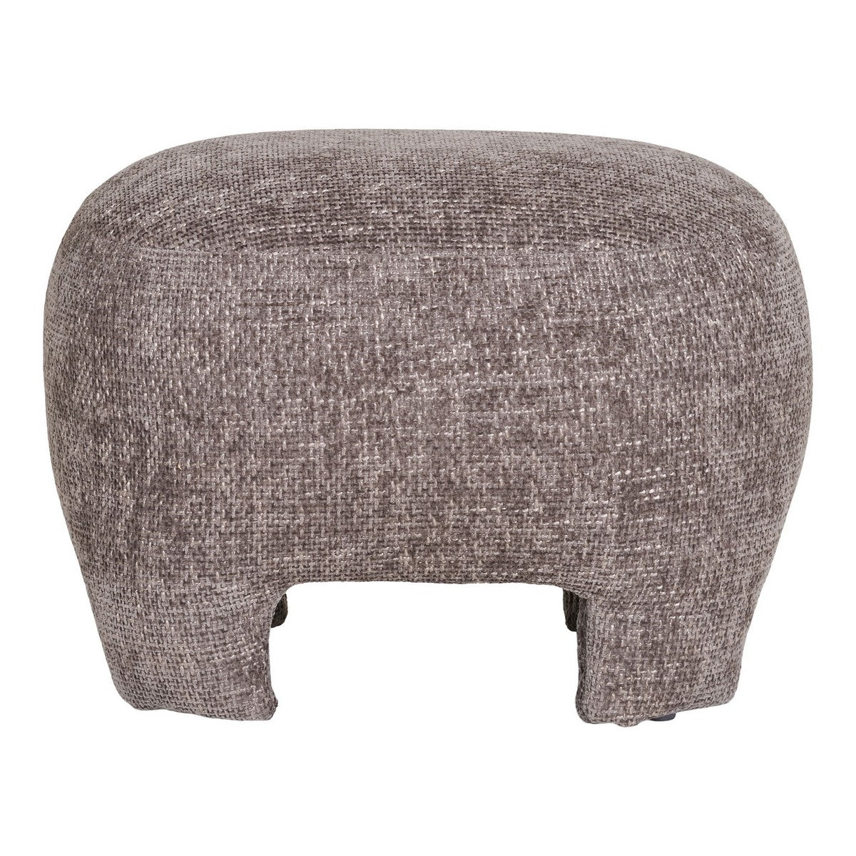 Pouf Nazare, Beige, Poliestere, 41x53x38 cm, Seven Design