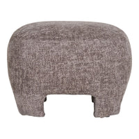 Pouf Nazare, Beige, Poliestere, 41x53x38 cm, Seven Design