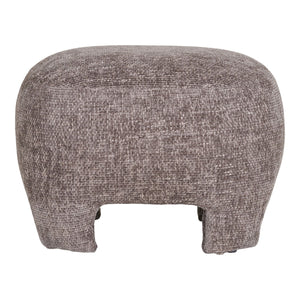 Pouf Nazare, Beige, Poliestere, 41x53x38 cm, Seven Design