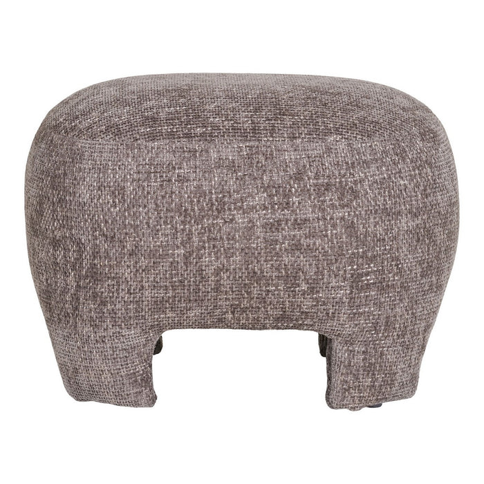Pouf Nazare, Beige, Poliestere, 41x53x38 cm, Seven Design