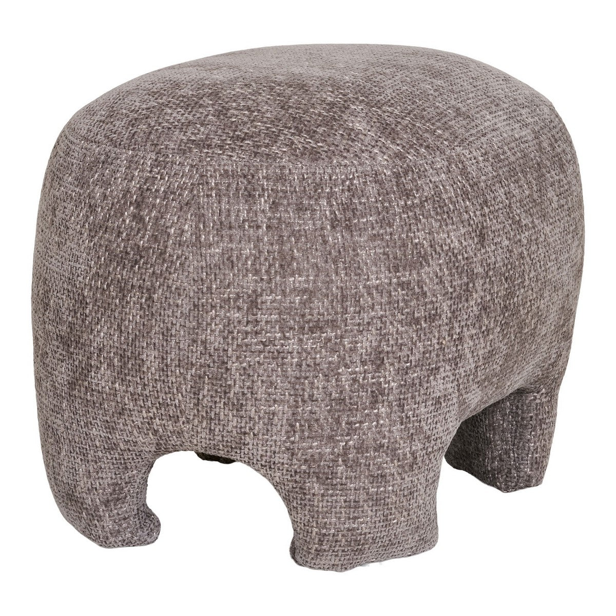 Pouf Nazare, Beige, Poliestere, 41x53x38 cm, Seven Design
