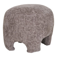 Pouf Nazare, Beige, Poliestere, 41x53x38 cm, Seven Design