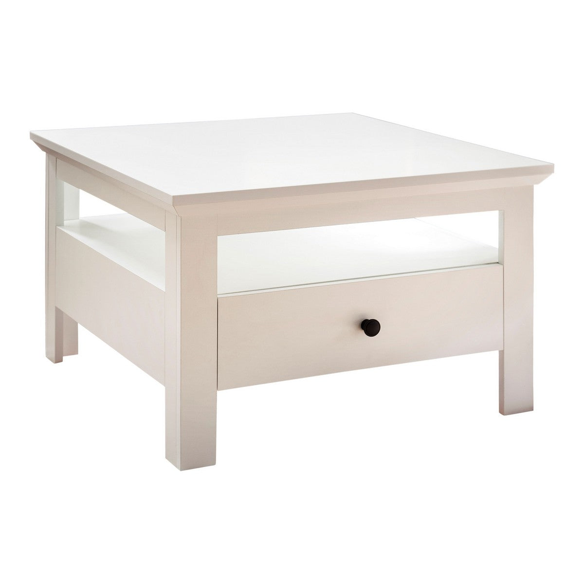 Tavolino Universe, Bianco, Legno, 70x70x46 cm, Seven Design