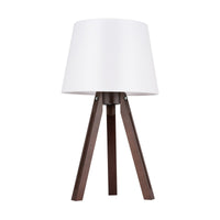 Lampada da Tavolo Outhe, Marrone, Legno, 30x30x55 cm, EPIKASA
