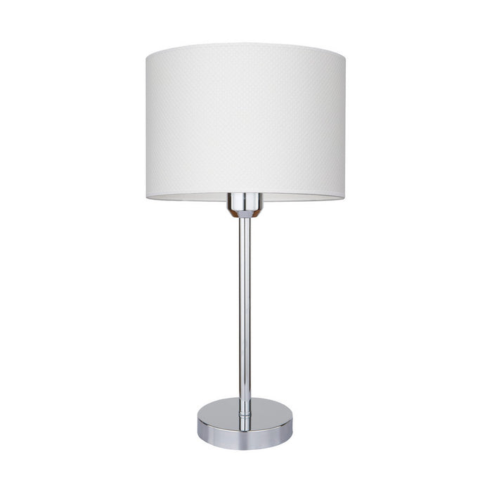 Lampada da Tavolo Cinca, Beige, Metallo, 25x25x49 cm, EPIKASA