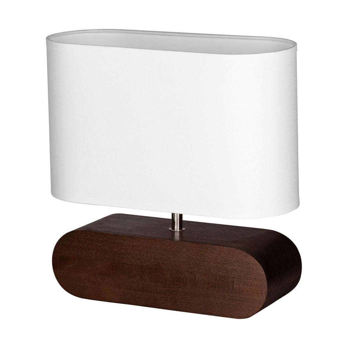 Lampada da Tavolo Cares, Marrone, Legno, 12x30x31 cm, EPIKASA