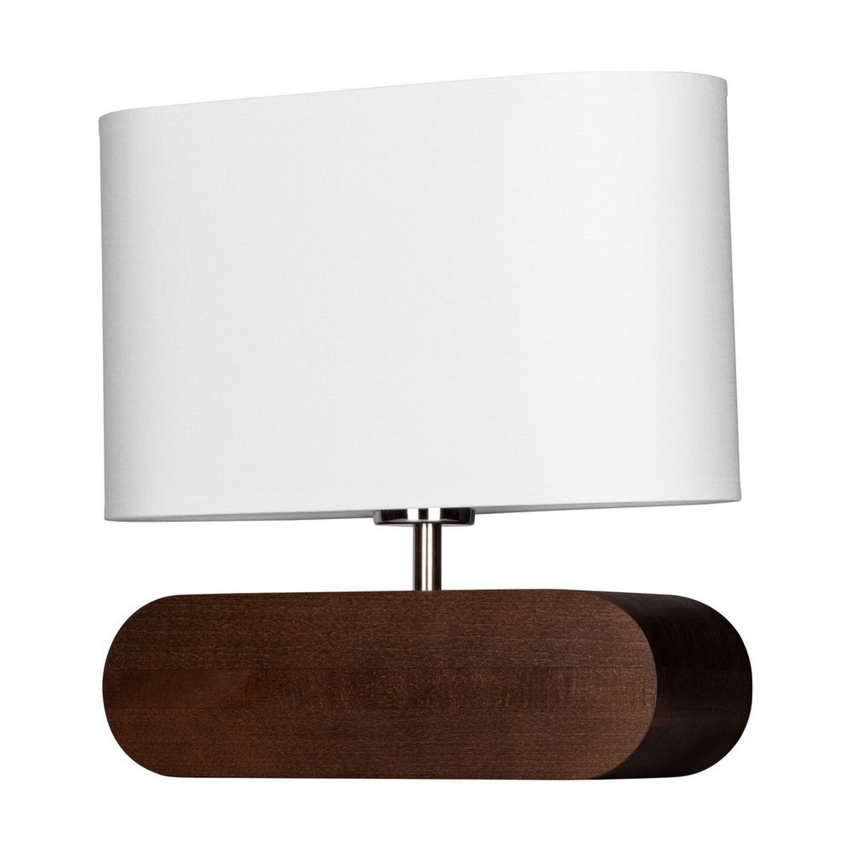 Lampada da Tavolo Cares, Marrone, Legno, 12x30x31 cm, EPIKASA
