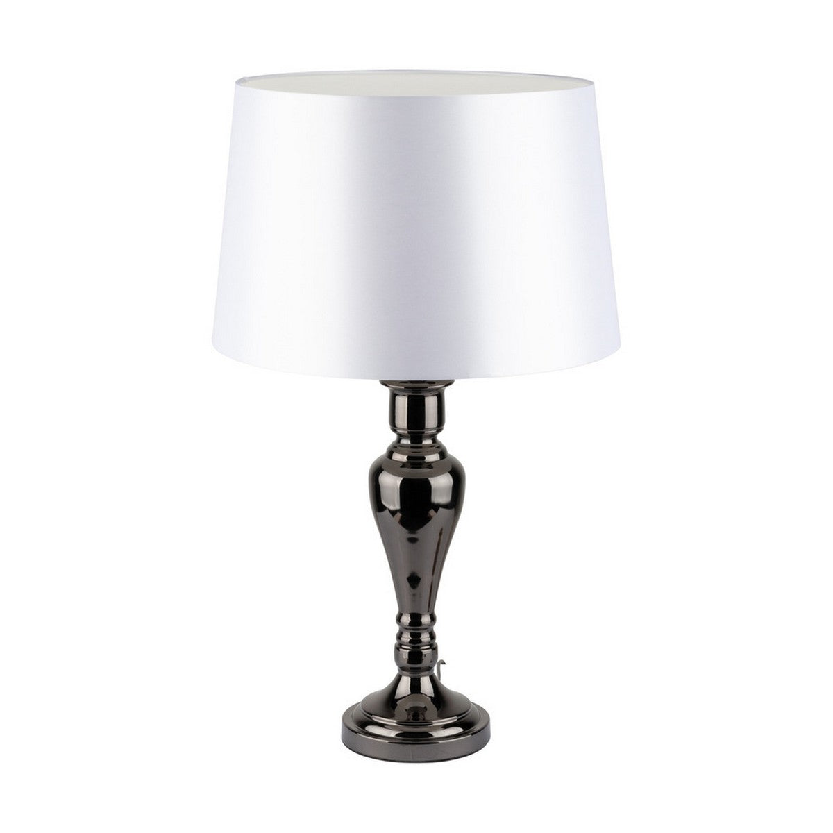 Lampada da Tavolo Adaja, Nero, Metallo, 40x40x66 cm, EPIKASA