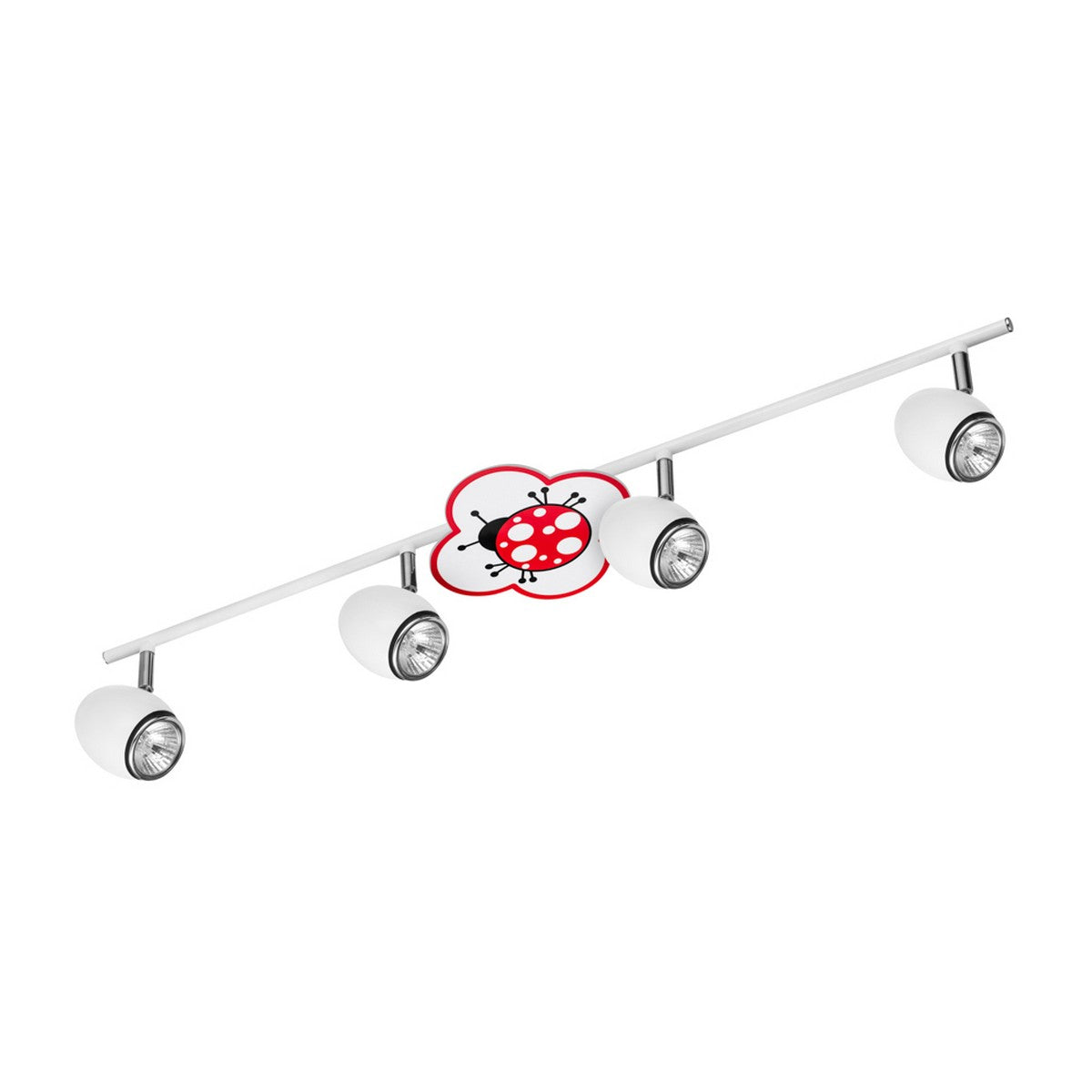 Lampada a Soffitto per Bambini Baby, Bianco, Metallo, 81x14,5x14,5 cm, Epikasa