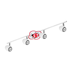 Lampada a Soffitto per Bambini Baby, Bianco, Metallo, 81x14,5x14,5 cm, Epikasa