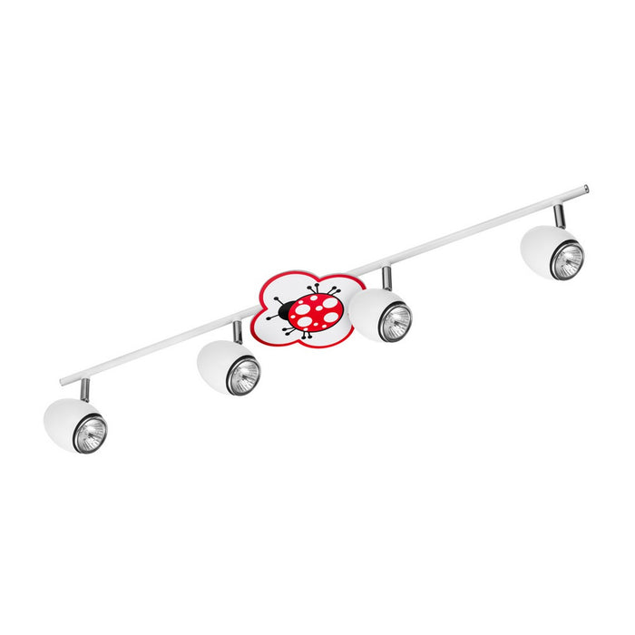 Lampada a Soffitto per Bambini Baby, Bianco, Metallo, 81x14,5x14,5 cm, Epikasa