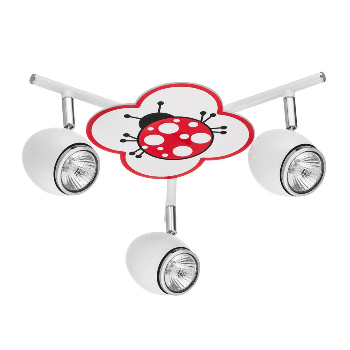 Lampada a Soffitto per Bambini Baby, Bianco, Metallo, 40x40x13,5 cm, Epikasa